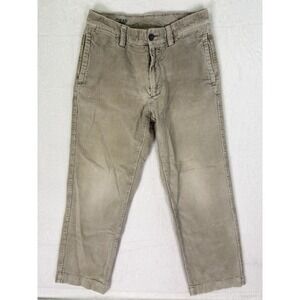 Vintage Gap Pants‎ Mens 32x32 Tan Beige Corduroy Regular Fit Straight Heavy